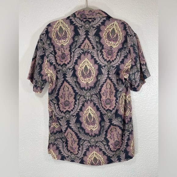 Isabel Marant Iggy Print Short Sleeve Button Up Shirt Oversized Women’s XS - Picture 11 of 14